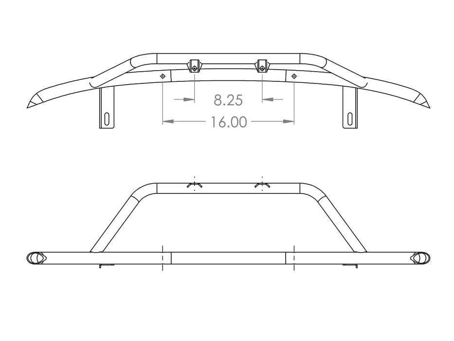 Rally Innovations 2015-2016 Subaru Impreza 2.0i/Sport Rally Light Bar [SU-GPA-RLB-01]