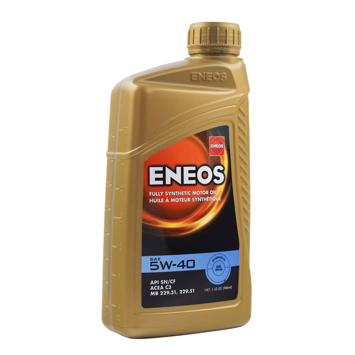 ENEOS 5W-40 Fully Synthetic Motor Oil Single Pack