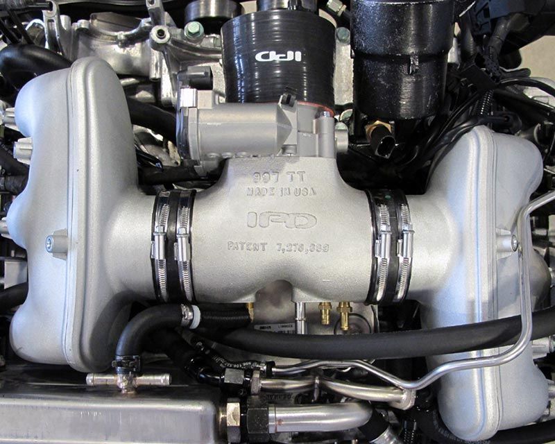 IPD 997.1 Turbo 3.8L 74mm Plenum ('06-'09): Power Gains 30-35 WHP / 35-40 WTQ