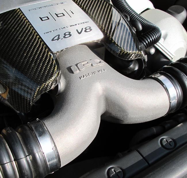 IPD 958 Cayenne 4.8L Turbo Plenum (11'-18'): Power Gains 30 WHP / 32 WTQ Utilizes factory 76mm TB