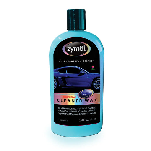 Easily clean and polish your car with Zymol Cleaner Wax™. This SiO2 formula repairs minor paint scratches while protecting your finish with liquid Carnauba.