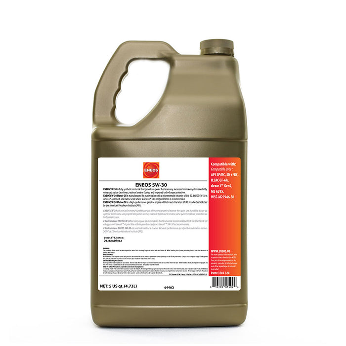 ENEOS 5W-30 Fully Synthetic Motor Oil Single Pack