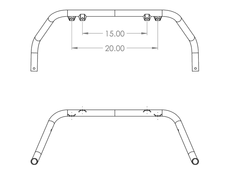 Rally Innovations 2024+ Subaru Outback Wilderness Rally Light Bar [SU-BTB-RLB-01]