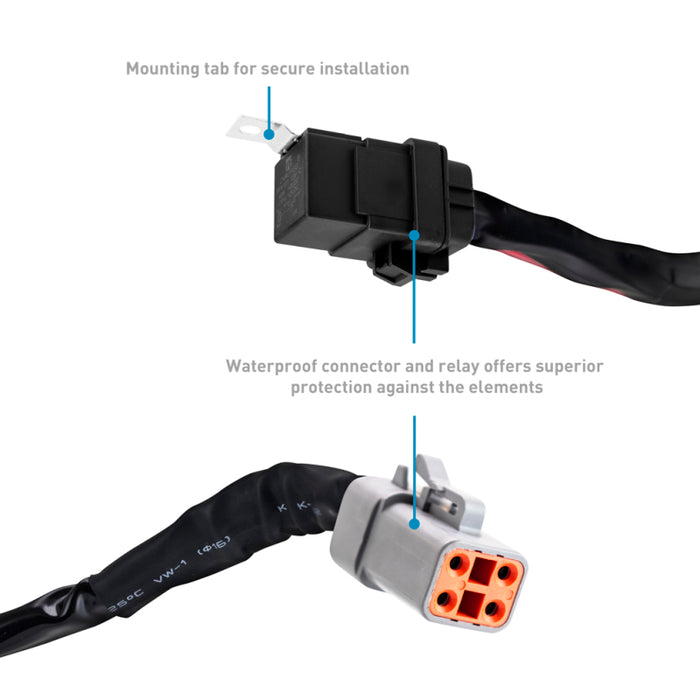 Mishimoto Borne Off-Road Light Bar Wire Harness For 30-50in Bar