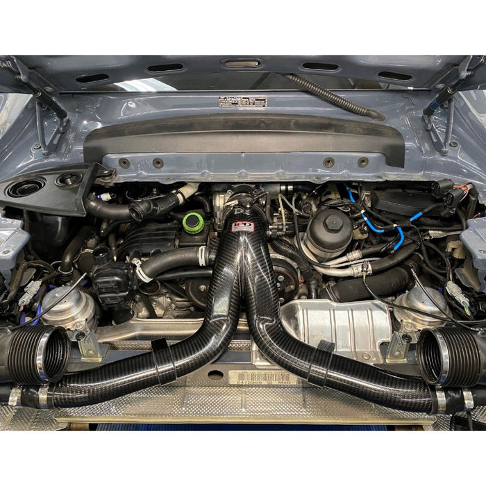 IPD 991.1 Turbo Non-S/S Carbon High Flow Y-Pipe ('13-'16): Direct Bolt-on Replacement