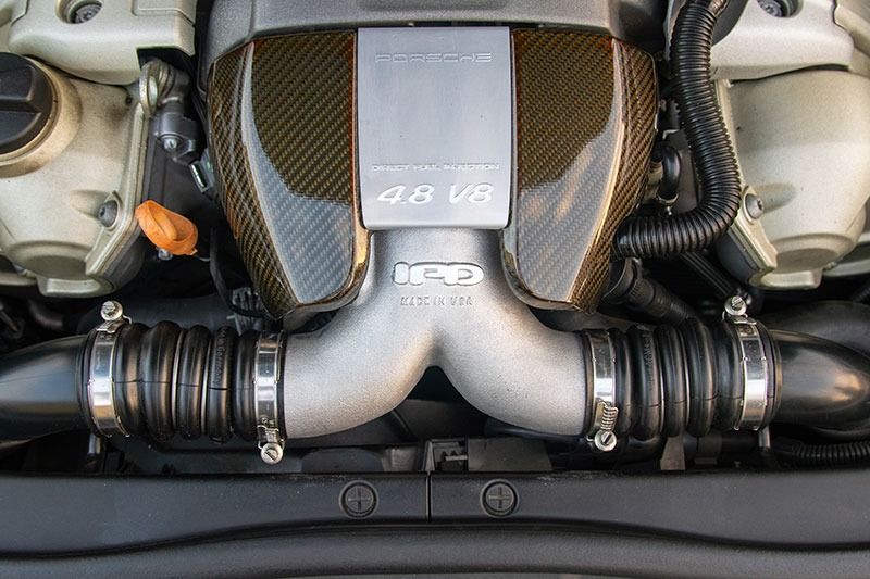 IPD 957 Cayenne Turbo S Plenum (09): HP Gains 30 / Torque Gains 32 Utilizes factory 82mm TB