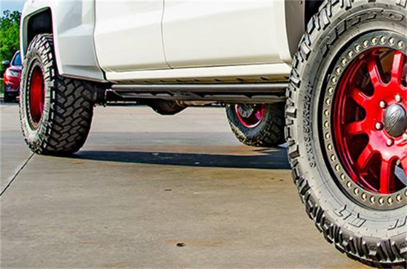 N-Fab RKR Rails 16-17 Toyota Tacoma Double Cab - Tex. Black - 1.75in