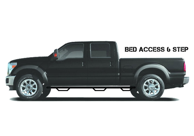 N-Fab Nerf Step 07-17 Toyota Tundra CrewMax 5.6ft Bed - Tex. Black - Bed Access - 3in