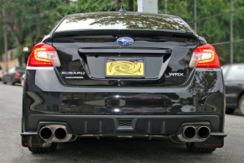 Rally Armor 15-21 Subaru WRX/STI White UR Mud Flap w/Black Logo