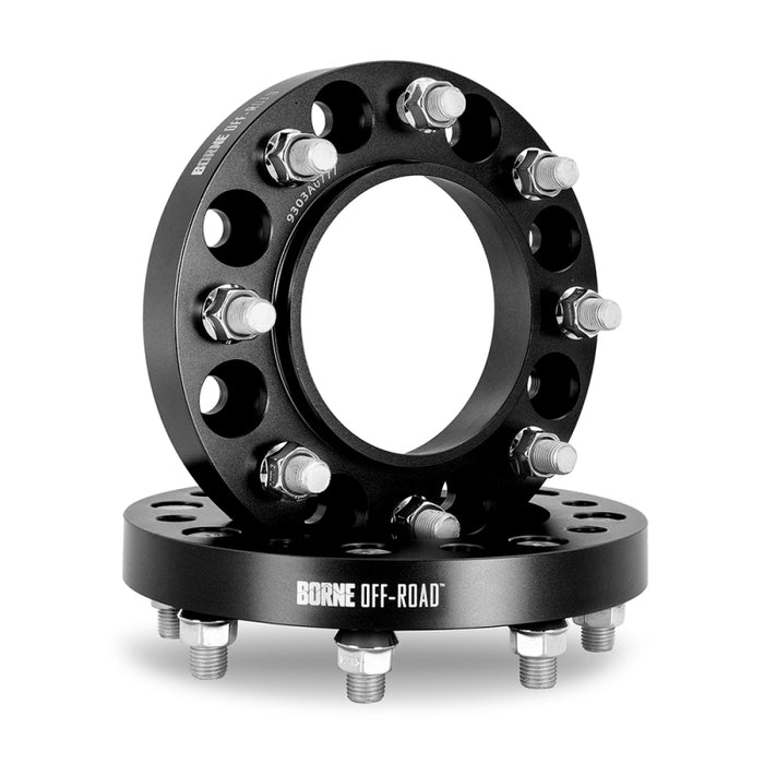 Mishimoto Borne Off-Road Wheel Spacers 8X165.1 121.3 38.1 M14 Blk