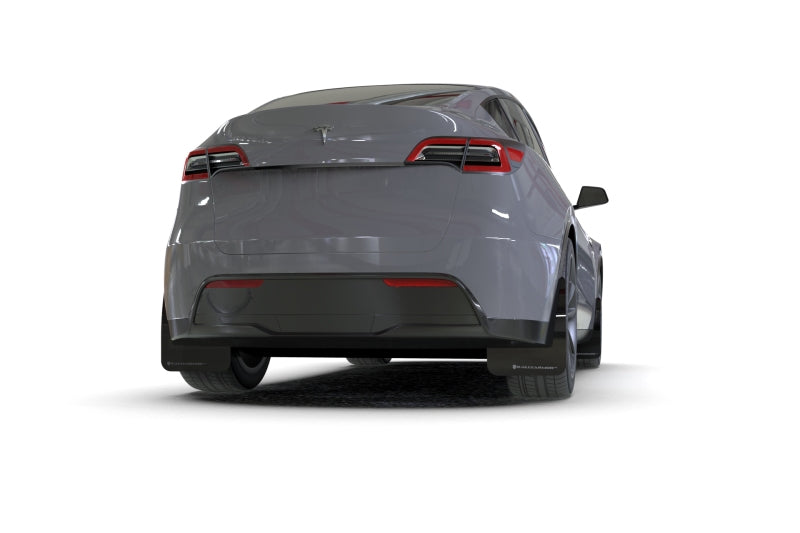 Rally Armor 20-25 Tesla Model Y Black UR Mud Flap w/Blue Logo