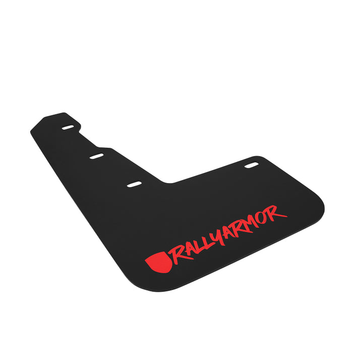 Rally Armor 15-21 Subaru WRX/STI Black UR Mud Flap w/Red Altered Font Logo