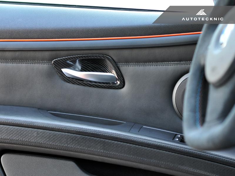 AutoTecknic Dry Carbon Interior Door Handle Trims for BMW E92 3-Series & M3, E93 3-Series & M3