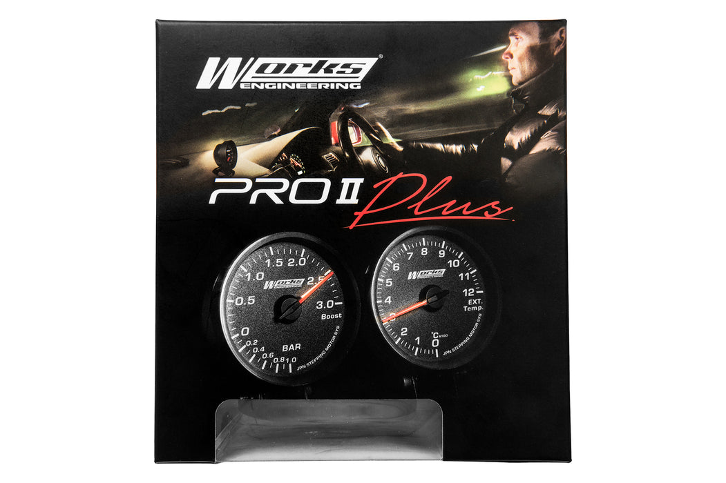 Works Engineering Pro II Plus Oil Pressure Gauge