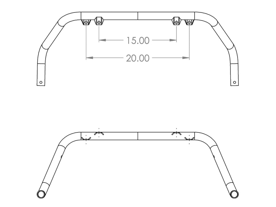 Rally Innovations 2015-2019 Subaru Outback Rally Light Bar [SU-GSA-RLB-01]