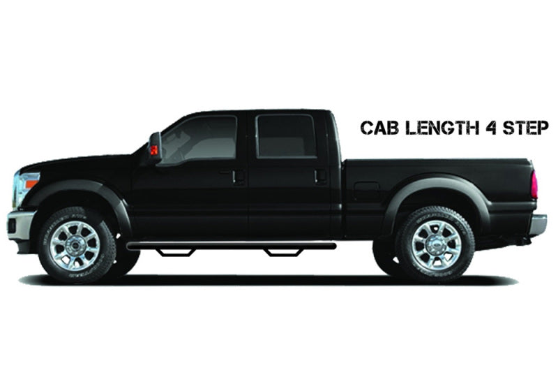 N-Fab Nerf Step 05-15 Toyota Tacoma Double Cab - Tex. Black - W2W - 2in