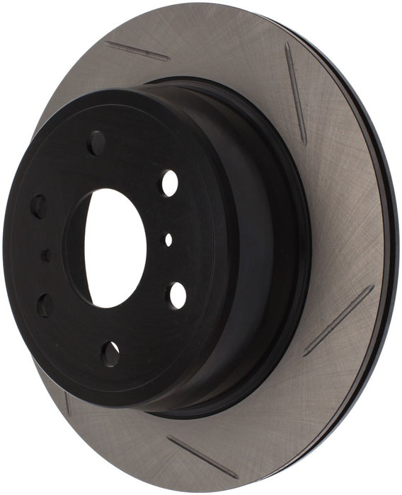 StopTech PowerSlot Chevrolet Avalanche/Silverado/Suburban/Tahoe / GMC Yukon Left Slotted Rear Rotor