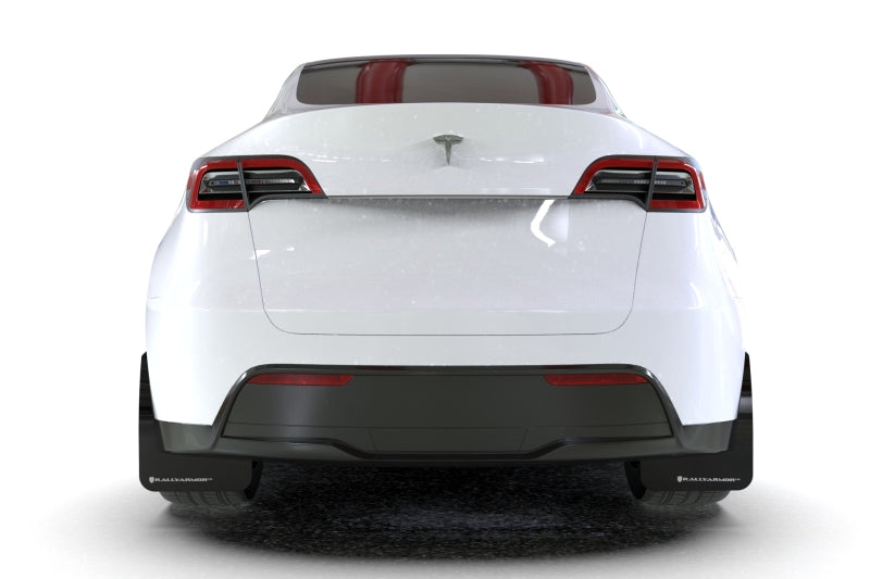 Rally Armor 20-25 Tesla Model Y Black UR Mud Flap w/Red Logo